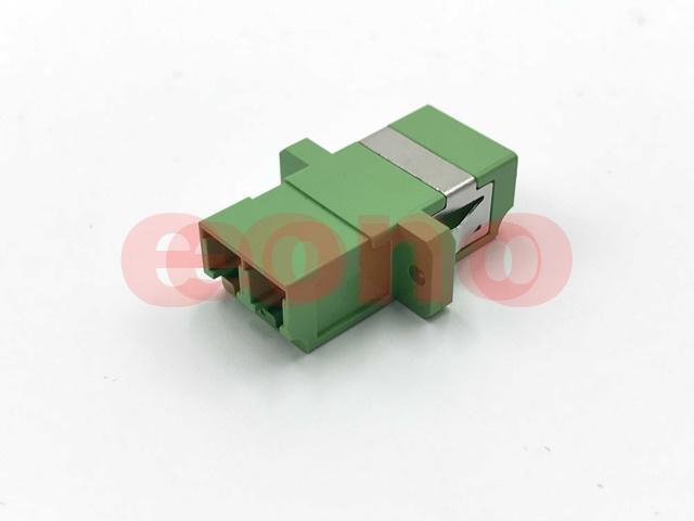 LC Singlemode APC Duplex Coupler (Green) - Eono - Fiber Optic Product ...
